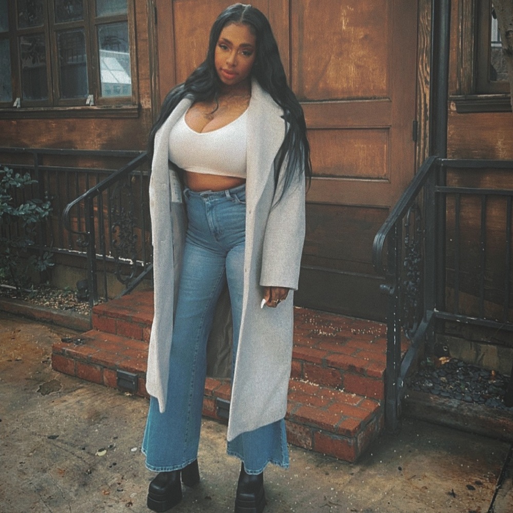 Wide leg jeans